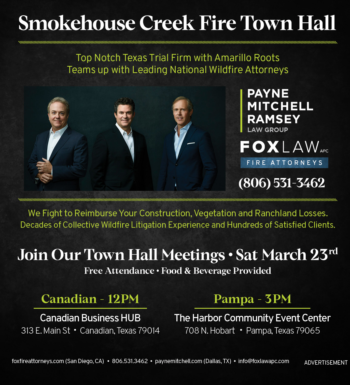 Smokehouse Creek Fire Town Hall-Fox Law