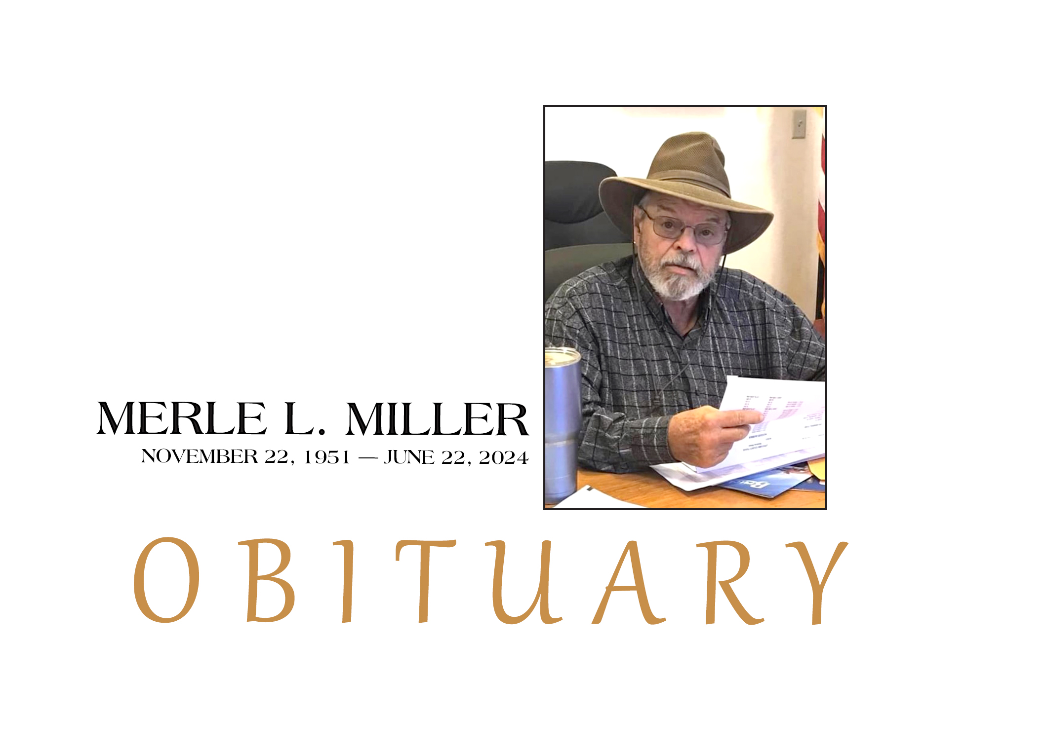 OBITUARY: Merle L. Miller